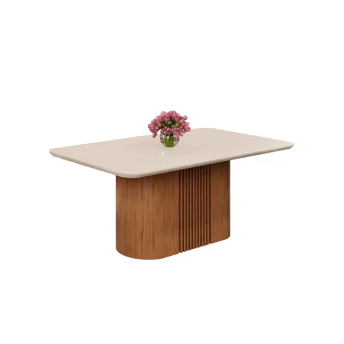 Mesa Munique Linea Milán - Beige - Mesas de comedor, Uruguay | Rústico Hogar