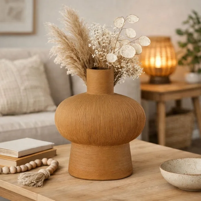 FLORERO FLOT Marrón en Rojo - Decoración, Uruguay | Viasono