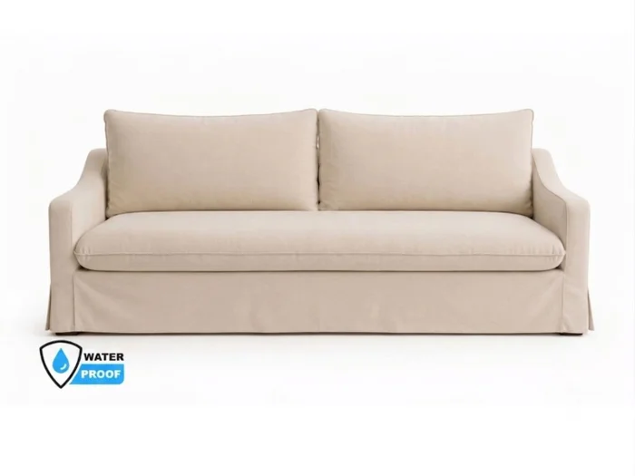 Sofá 3 cps CAIRO Desenfundable - Beige en Beige - Sillones y sofás, Uruguay | Finkel, vista 2