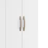 Armario Ropero Placard de 6 Puertas Línea Plus con 2 Cajones y Perchero Horizontal - MDP - Blanco en Blanco - Roperos y placares, Uruguay | Mulata, vista 7 de 8