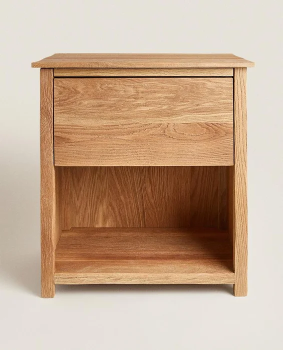 MESITA NOCHE ROBLE en Madera natural - Mesas de luz, Uruguay | Zara Home, vista 2
