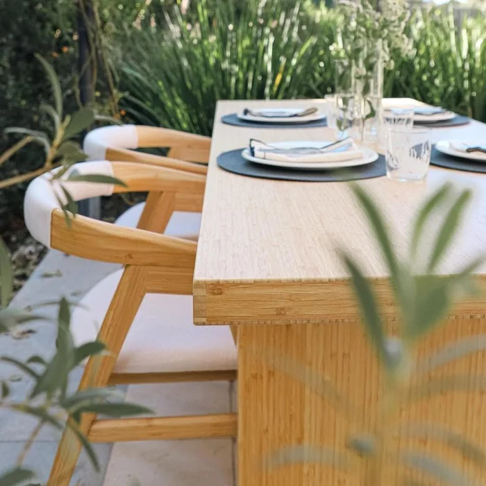 Silla Amalfi en Madera natural - Muebles, Uruguay | Uruguay Bamboo, vista 5
