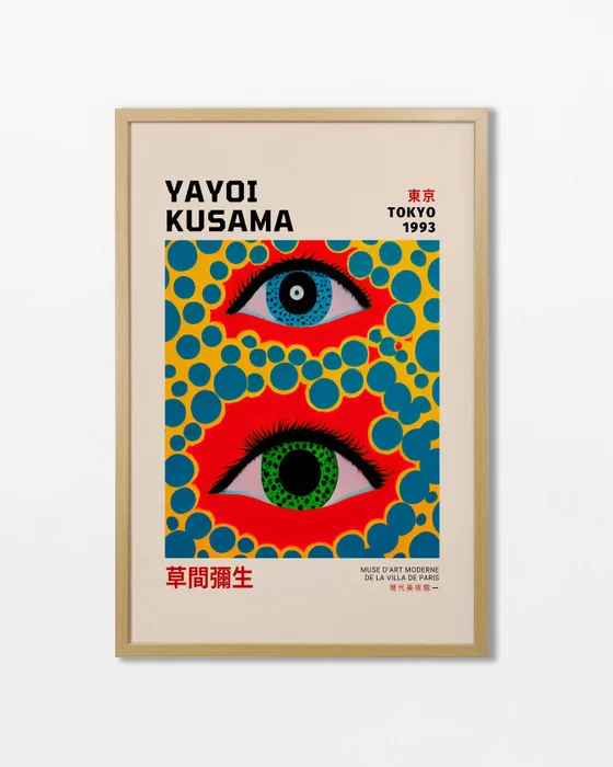 Yayoi Kusama - Eyes N.02 en Multicolor - Láminas, Uruguay | La Cuadrería