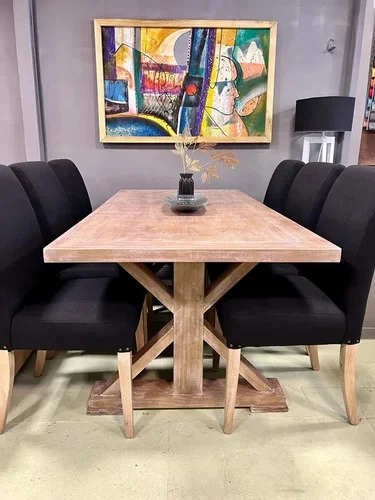 Juego De Comedor Madera Ozark Jamaica Con 6 Sillas De Vestir A Eleccion en A Eleccion - Mesas de comedor, Uruguay | Ozark Home, vista 6