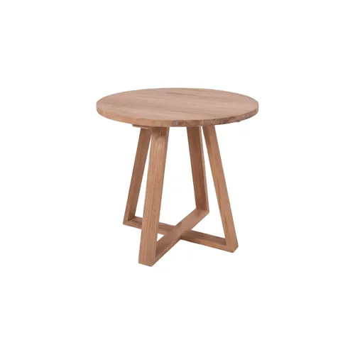 MESA COMEDOR LIDIA REDONDA TEKA NAT en Madera natural - Mesas de comedor, Uruguay | Masinfinito Casa