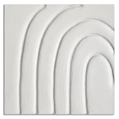 CUADRO CANVAS 50x50cm PINTURA ARCOIRIS BLANCO en Blanco - Decoración de pared, Uruguay | Decohogar