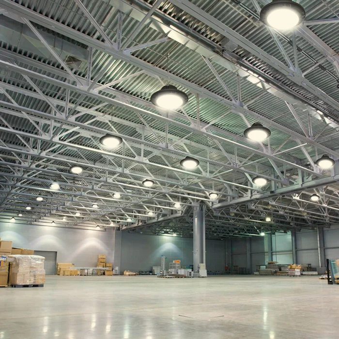Campana LED UFO 200W Luz Neutra en Negro - Lámparas colgantes, Uruguay | Serlux, vista 2
