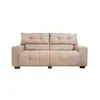 HELLEN- SOFA 3 CUERPOS HANNOVER MARRON CLARO en Beige - Sillones y sofás, Uruguay | Alfa Ventas, vista 3 de 4