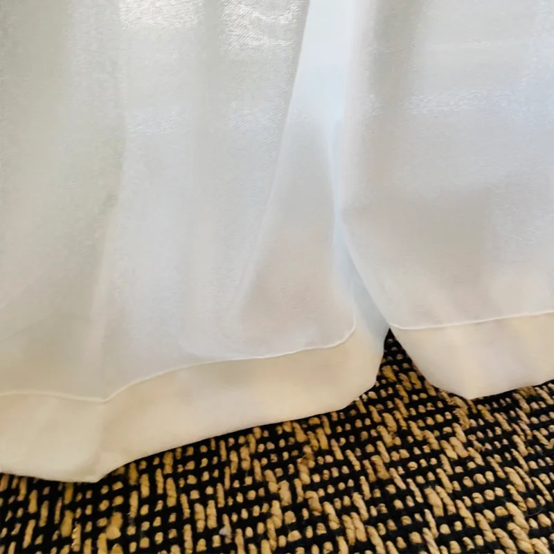 Cortina en lino Tab Tops blanca ó natural paño 250cm en Blanco - Alfombras, Uruguay | Alta Gracia Deco, vista 4