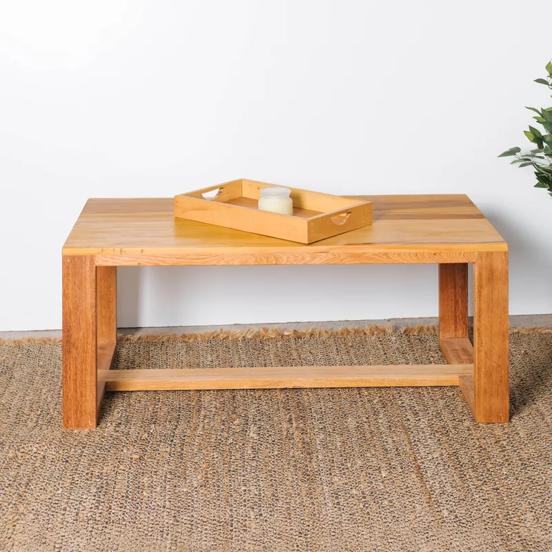 MESA RATONA ANDRÓMEDA 120x60 en Madera natural - Mesas de living, Uruguay | Fundamento Muebles