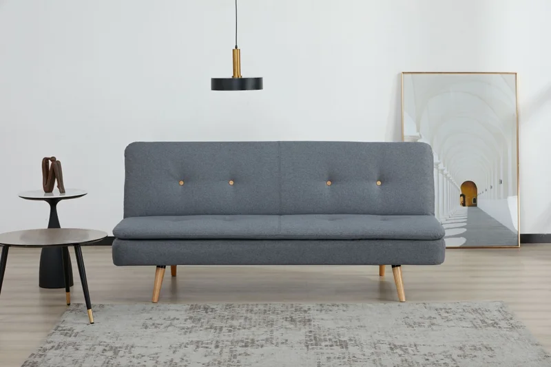 SOFA CAMA NORDICO OASIS GRIS OSCURO 160N41S-P3 en Gris - Sillones y sofás, Uruguay | Alfa Ventas, vista 3