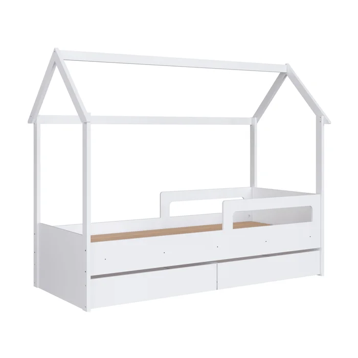 Cama Siena – Con Cajones – Blanca en Blanco - Dormitorio, Uruguay | RM Muebles y Deco, vista 5