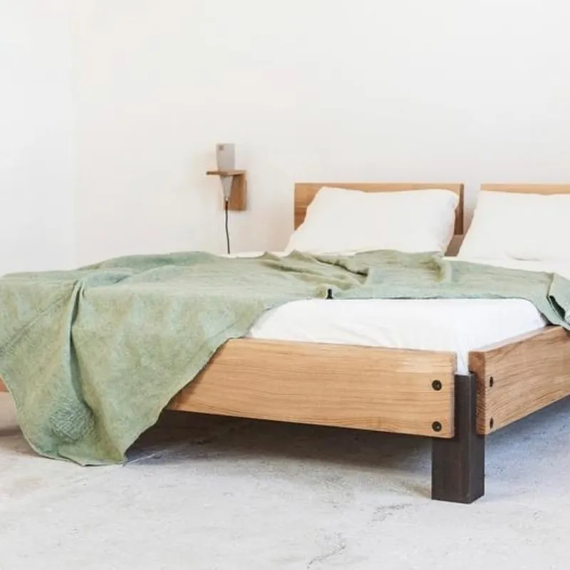 Cama Edimburgo en Madera natural - Dormitorio, Uruguay | Treehouse Deco