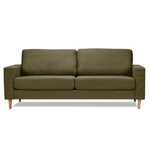 Sofá Lineal Tokio 3C en Verde oliva - Sillones y sofás, Uruguay | Unsi