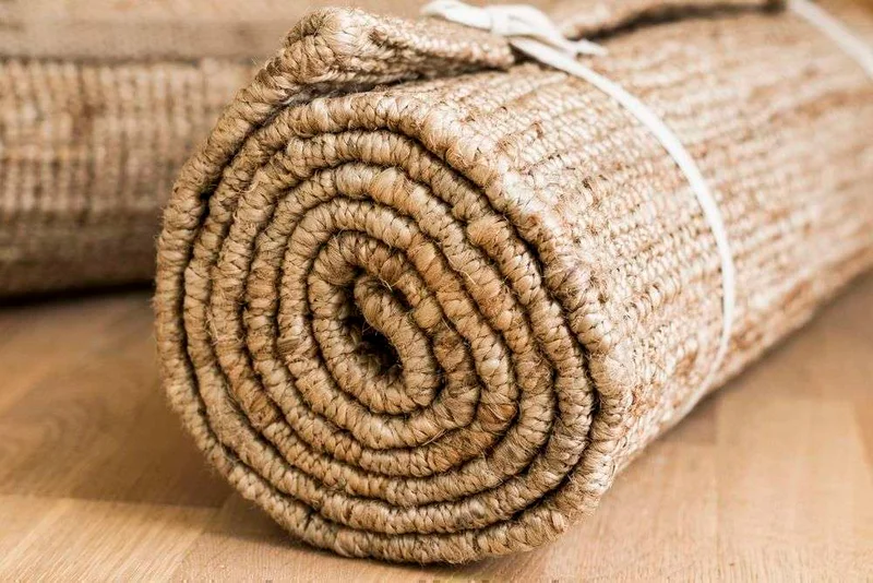 ALFOMBRA DE YUTE NATURAL - 2.00 X 1.50 MTS en Madera natural - Alfombras, Uruguay | La Iberica, vista 9