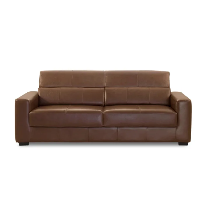 Sillón 100% Cuero - 2 Cuerpos - Berkley - Marrón en Marrón - Sillones y sofás, Uruguay | Ecowood, vista 4