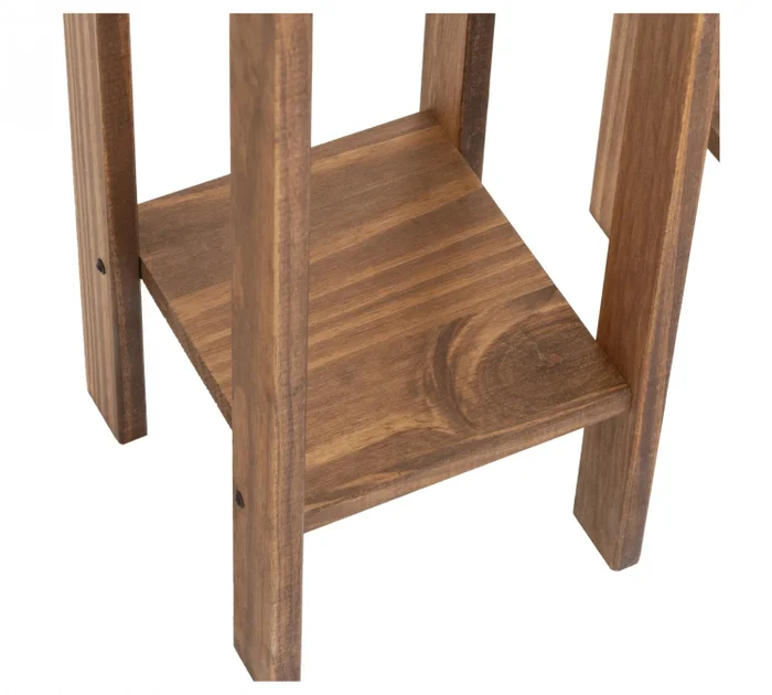 Conjunto Set De Mesas - Línea Monterrey - Oscuro en Marrón - Mesas de arrimo, Uruguay | Ecowood, vista 4