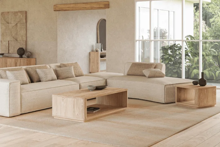 MESA DE CENTRO BAKERS BEA ROBLE NATURAL en Madera natural - Mesas de living, Uruguay | Masinfinito Casa, vista 3