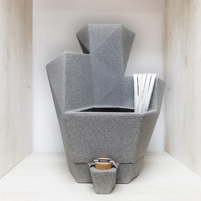 Maceta de mesa para cultivo Vida en Gris - Macetas, Uruguay | Alta Gracia Deco, vista 4