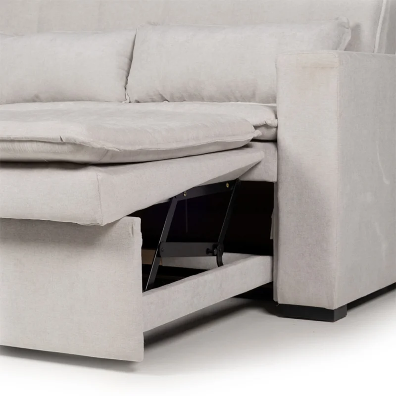 Sofá Cama Londres - Tela Microfibra - TC1009 (Plata) en Gris - Sillones y sofás, Uruguay | Nyr, vista 7
