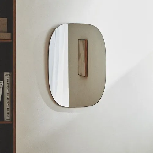 ESPEJO PARED MARCO REDONDEADO en Dorado - Espejos, Uruguay | Zara Home