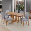 Juego De Comedor 6 Sillas Mdp Sillas Tampizadas en Gris - Mesas de living, Uruguay | Soy Hogar, vista 5 de 6