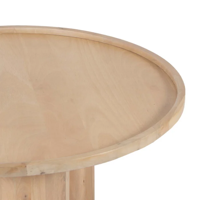 Mesa Ratona Mdf-y-madera Natural-beige Cylinder Natural en Madera natural - Mesas de living, Uruguay | Divino, vista 7