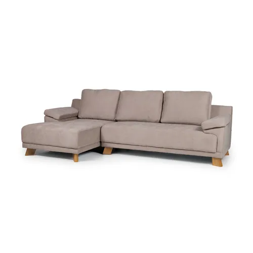 Rinconera Adalia - Tela Microfibra - Chaise izquierdo - 9249 (Tostado) en Beige - Sillones y sofás, Uruguay | NYR