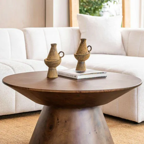MESA ROOT - 83 X 42 CMS en Marrón - Mesas de living, Uruguay | La Iberica