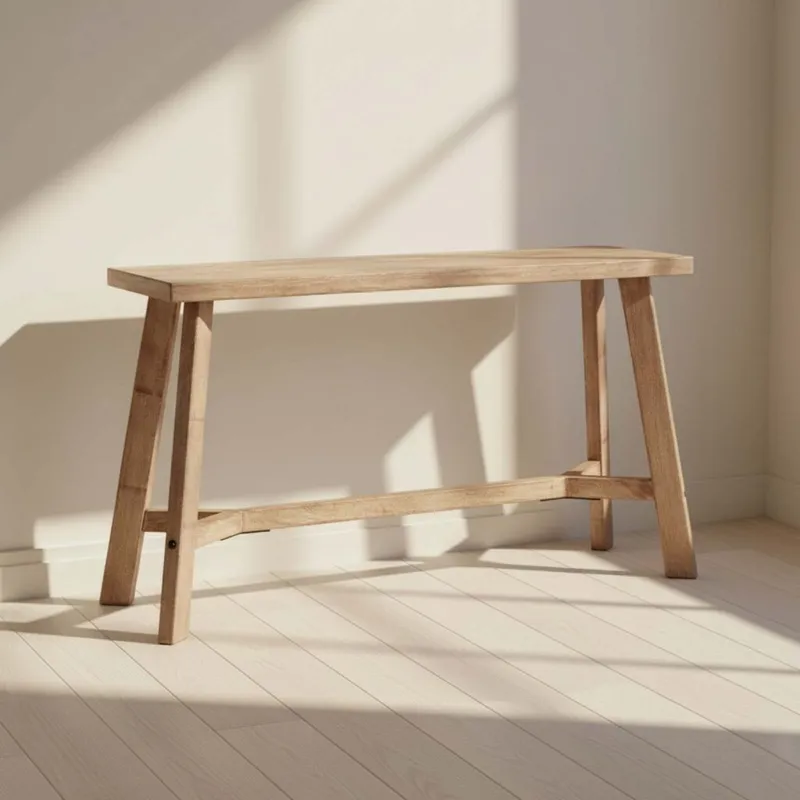 Consola Madera Natural-beige Ozzy Natural en Madera natural - Mesas de living, Uruguay | Divino