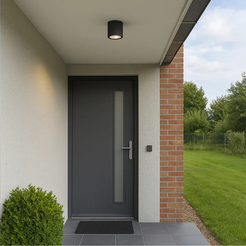Luminaria Downlight Exterior Sardegna IP65 Negro E27 en Negro - Lámparas colgantes, Uruguay | Unilux, vista 3