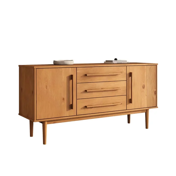 Aparador Buffet 145CM Trega - Madera Maciza en Madera natural - Aparadores y recibidores, Uruguay | Balton, vista 10
