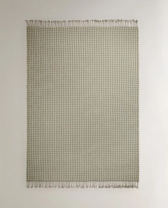 MANTA JACQUARD CUADROS - Textiles, Uruguay | Zara Home, vista 2
