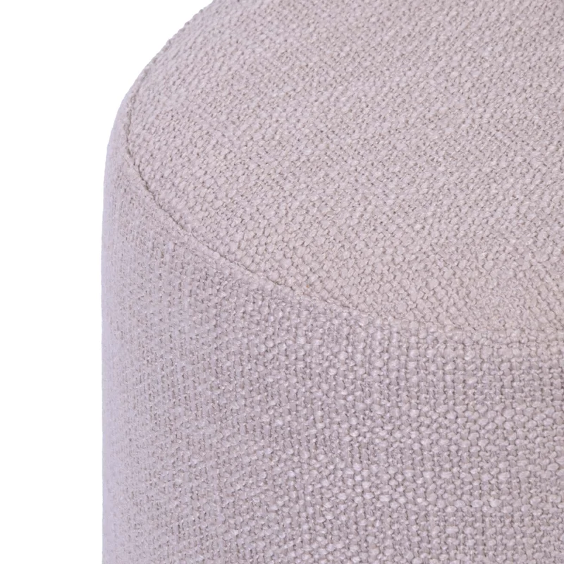 Puff Tela-y-madera Natural-beige Nox Beige en Beige - Sillones y sofás, Uruguay | Divino, vista 3