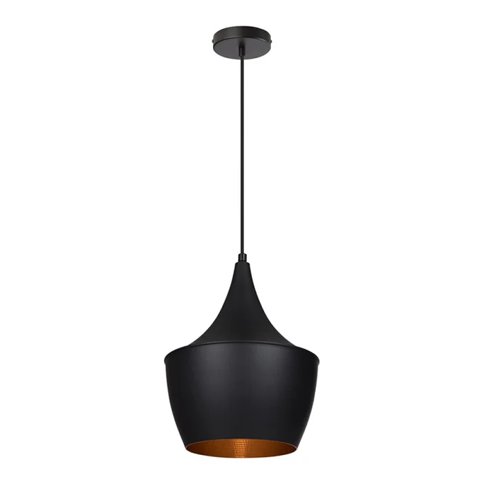 Luminaria Colgante Geisha 2 Negra ø 20 cm en Negro - Lámparas colgantes, Uruguay | Serlux