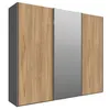 Placard Ropero 3 Puertas Mdf Negro Venetto en NEGRO NATURAL - Roperos y placares, Uruguay | Divino, vista 2 de 5