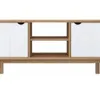 Rack TV 2 P Mel/Gris Linea Nordica en Madera Maciza - Muebles para TV, Uruguay | Que Sal Muebleria, vista 13 de 18