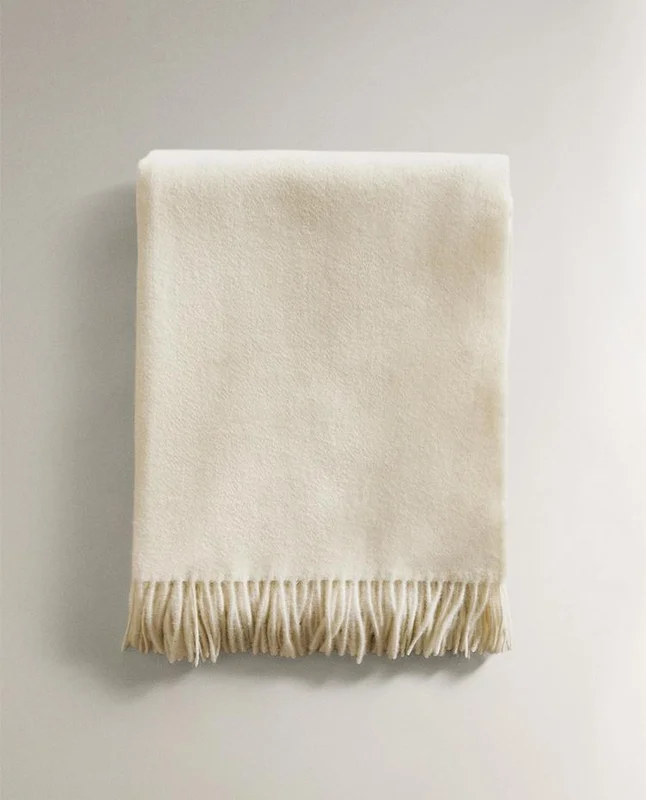 MANTA CASHMERE en Blanco - Textiles, Uruguay | Zara Home, vista 5