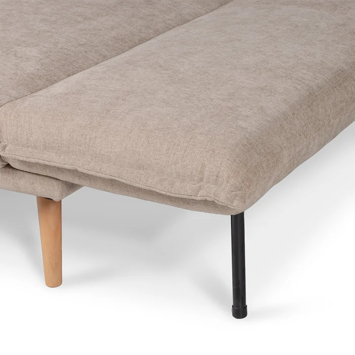 Sofá Cama Forma - Tela Microfibra - 130 (Beige) en Beige - Sillones y sofás, Uruguay | Nyr, vista 6