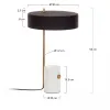 Luminaria de sobremesa Phant de metal y mármol en Negro - Lámparas de mesa, Uruguay | Kavehome, vista 6 de 6