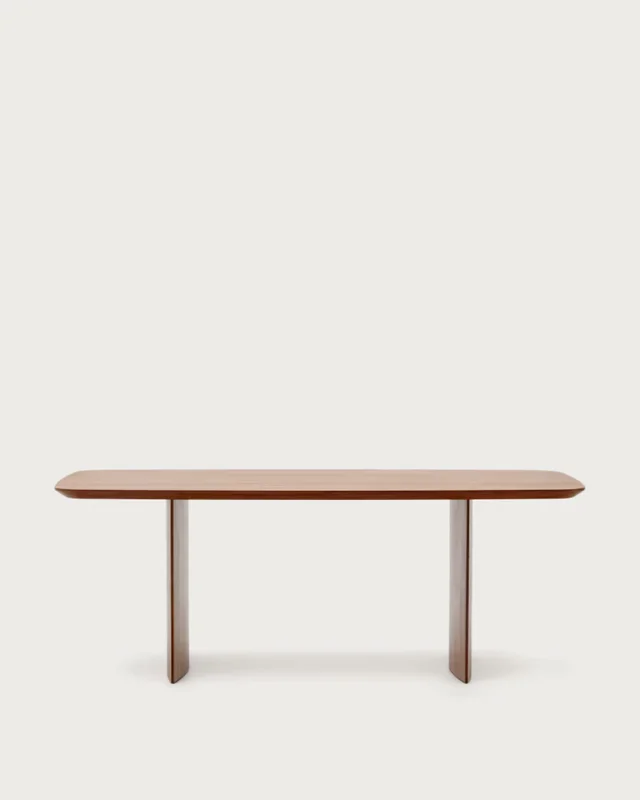 Mesa Litto de chapa de roble - de nogal 200 x 100 cm en Marrón - Mesas de comedor, Uruguay | Kavehome, vista 6