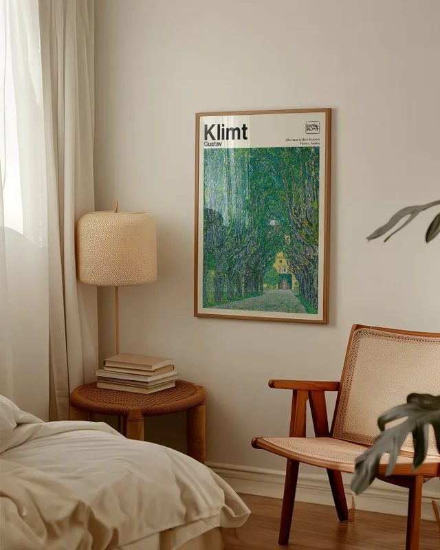 Gustav Klimt - Allee zum Schloss Kammer en Multicolor - Láminas, Uruguay | La Cuadrería, vista 3