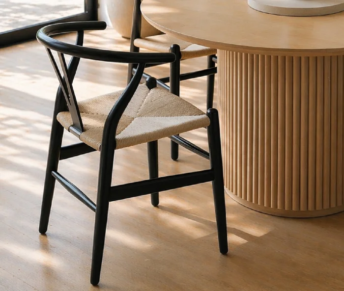 Silla Wishbone - Black en Negro - Sillas, Uruguay | Samic, vista 2