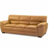 Sillón %100 Cuero - 3 Cuerpos - Premium - Camel en Marrón - Sillones y sofás, Uruguay | Nario Hogar, vista 2 de 4