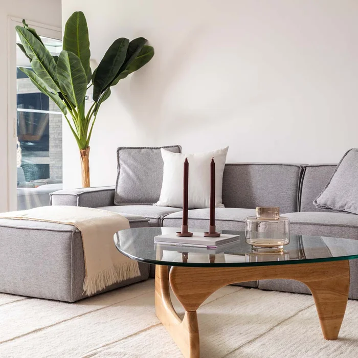 Sofá Arizona Ottoman - 3 cuerpos - Gris en Gris - Sillones y sofás, Uruguay | Walnut, vista 3