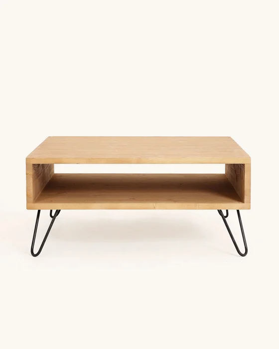 Mesa de centro Isaac en Madera natural - Mesas de living, Uruguay | Tree House Deco, vista 4