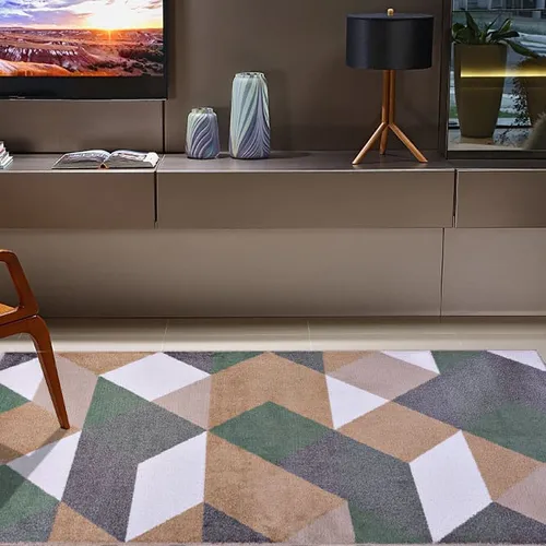 Alfombra Classic Maiorca Caramelo Verde - 200*250 - Textiles, Uruguay | Noe