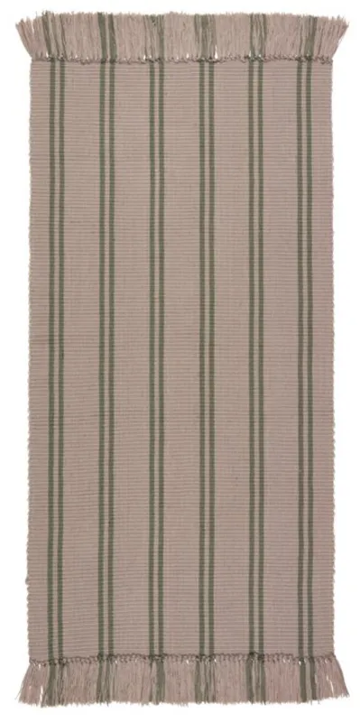 Alfombra HEISTARR 70x140 sand/oliva osc en Verde oliva - Alfombras, Uruguay | JYSK