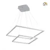 Colgante led dos Marcos 60 + 40cm 70W Dimerizable Plata en Plateado - Lámparas colgantes, Uruguay | Iluminica, vista 1 de 6