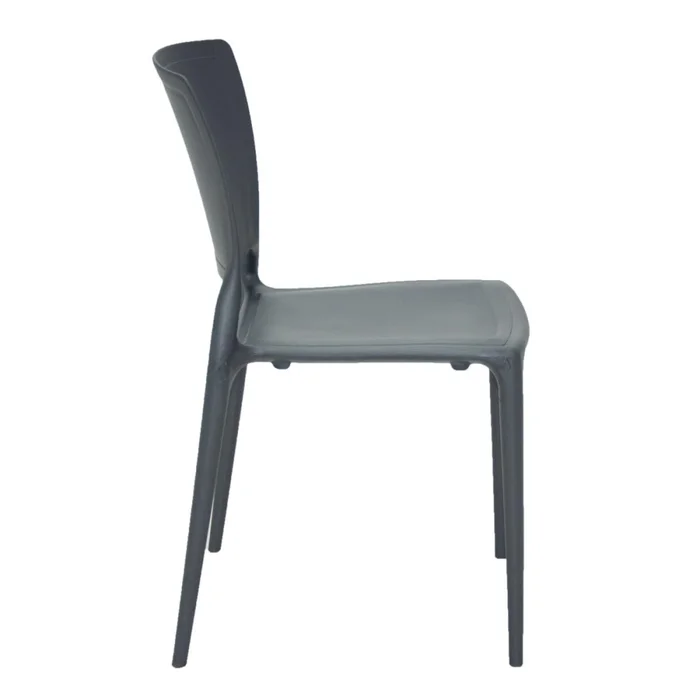 Silla Sofia Respaldo Cerrado - Color Grafito - 92236/007 en Gris - Sillas, Uruguay | Champagne Home, vista 5